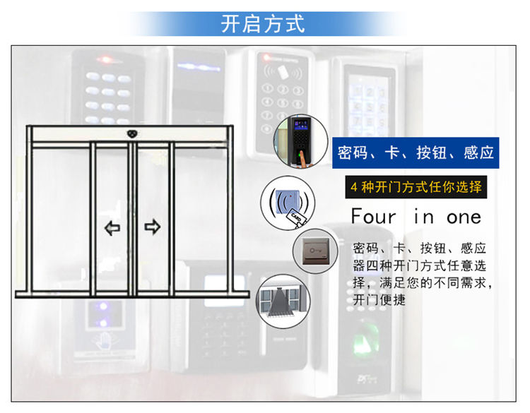 玻璃沐鸣2感应门开启方式