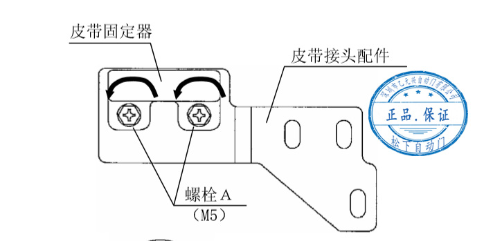 双开沐鸣2门皮带安装步骤