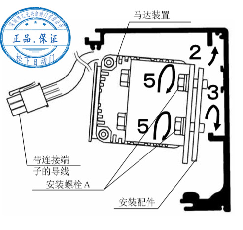 松下沐鸣2门马达安装